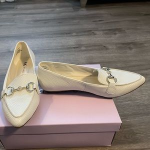 White loafers with support